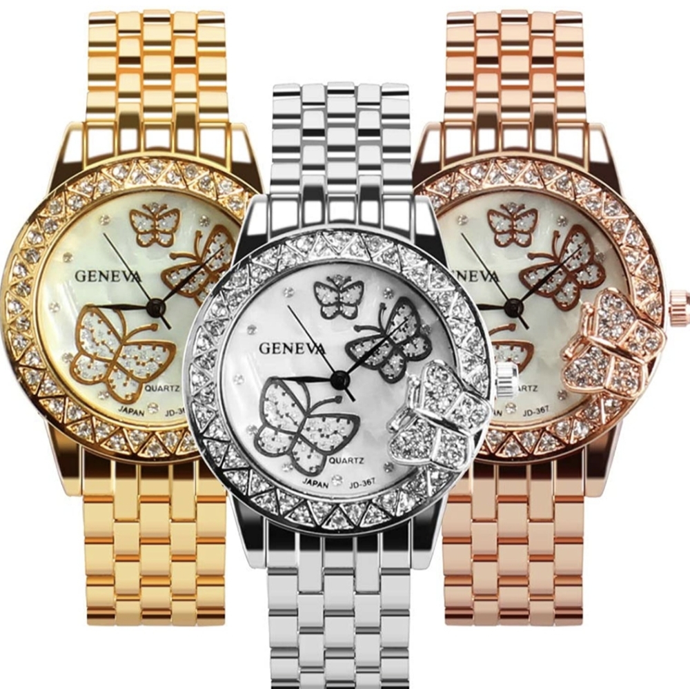 Butterfly Analog Watches